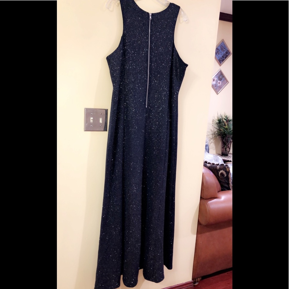 Formal Dress Size 18 Navy Glitter Speechless Gown - Picture 6 of 9